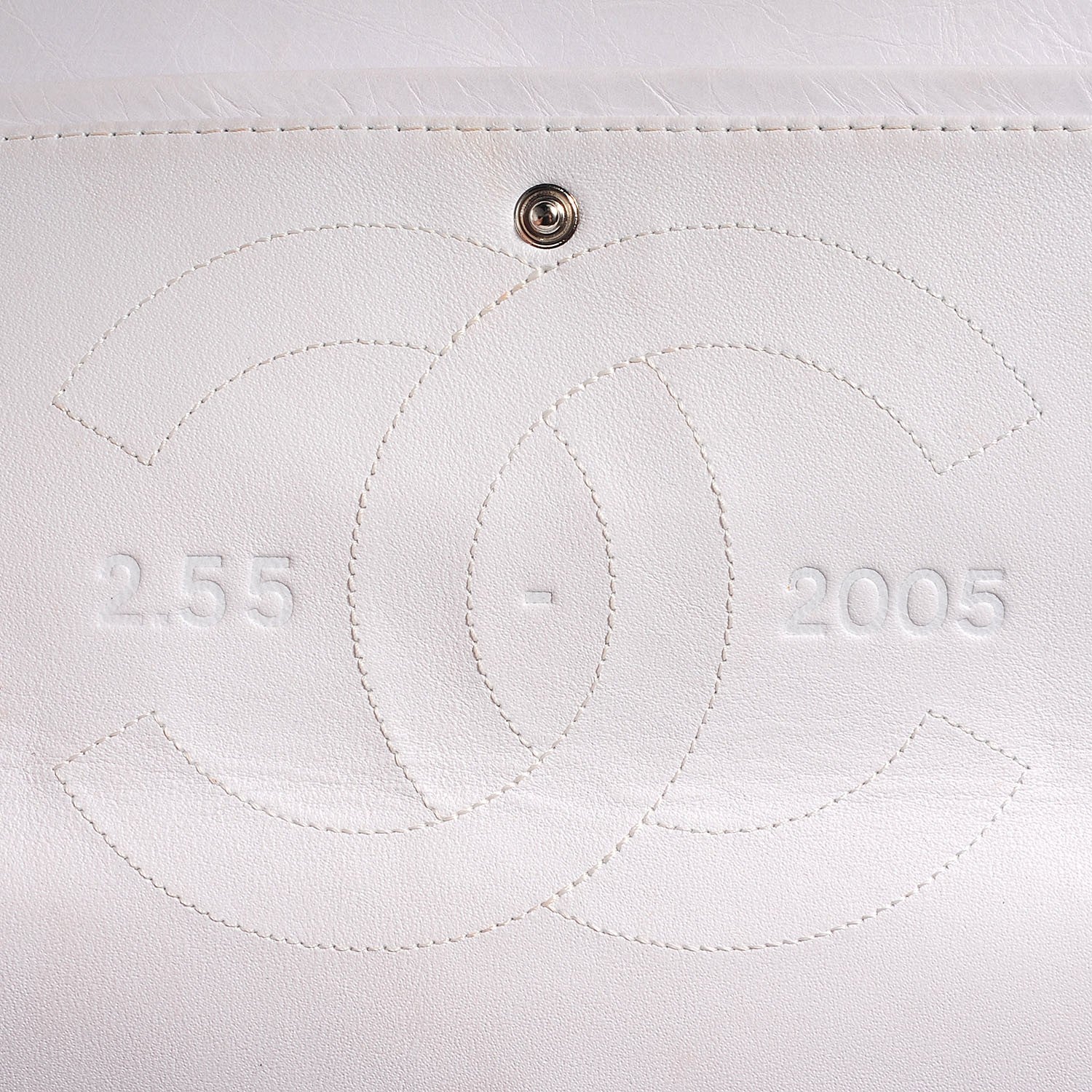 Chanel Aged Calfskin 50th Anniversary 2.55 Reissue 227 White 7 of 9