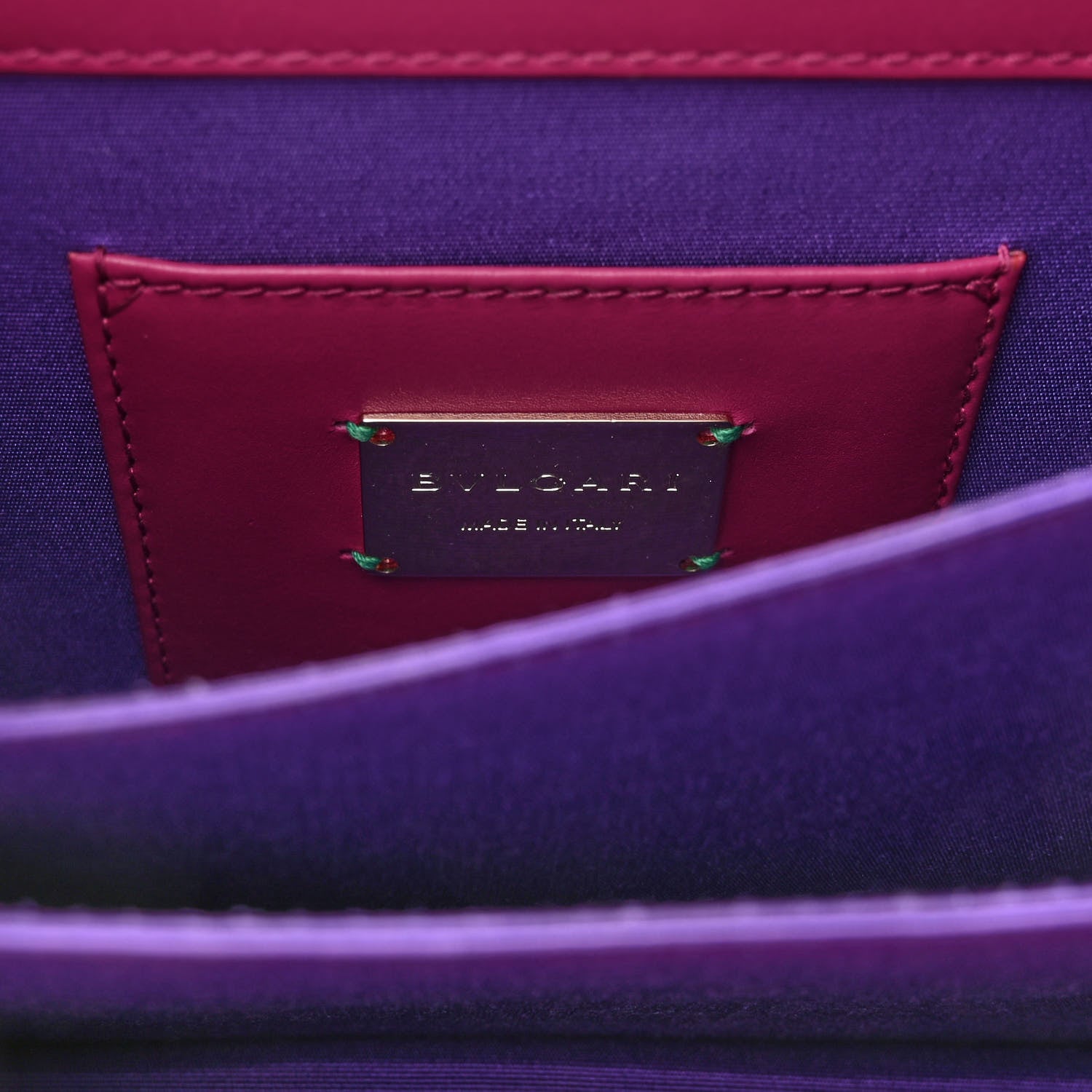 Bulgari Calfskin Galuchat Serpenti Forever Crossbody Pink 6 of 10