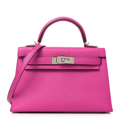 Hermes Chevre Mysore Mini Kelly Sellier 20 Magnolia 1 of 11