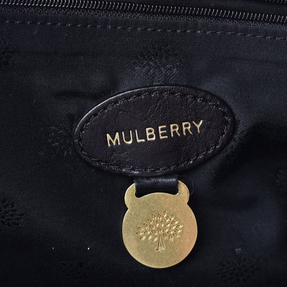 Mulberry Calfskin Taylor Satchel Black 6 of 14