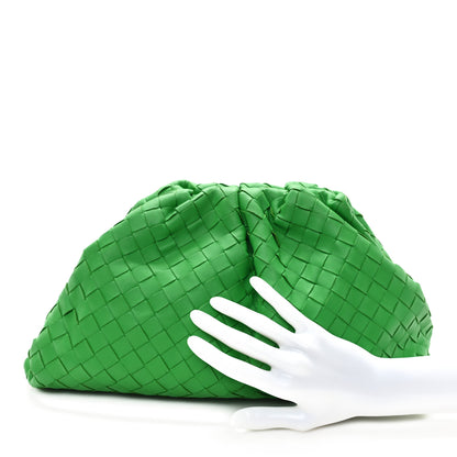 Bottega Veneta Nappa Maxi Intrecciato The Pouch Oversized Clutch Parakeet 2 of 7