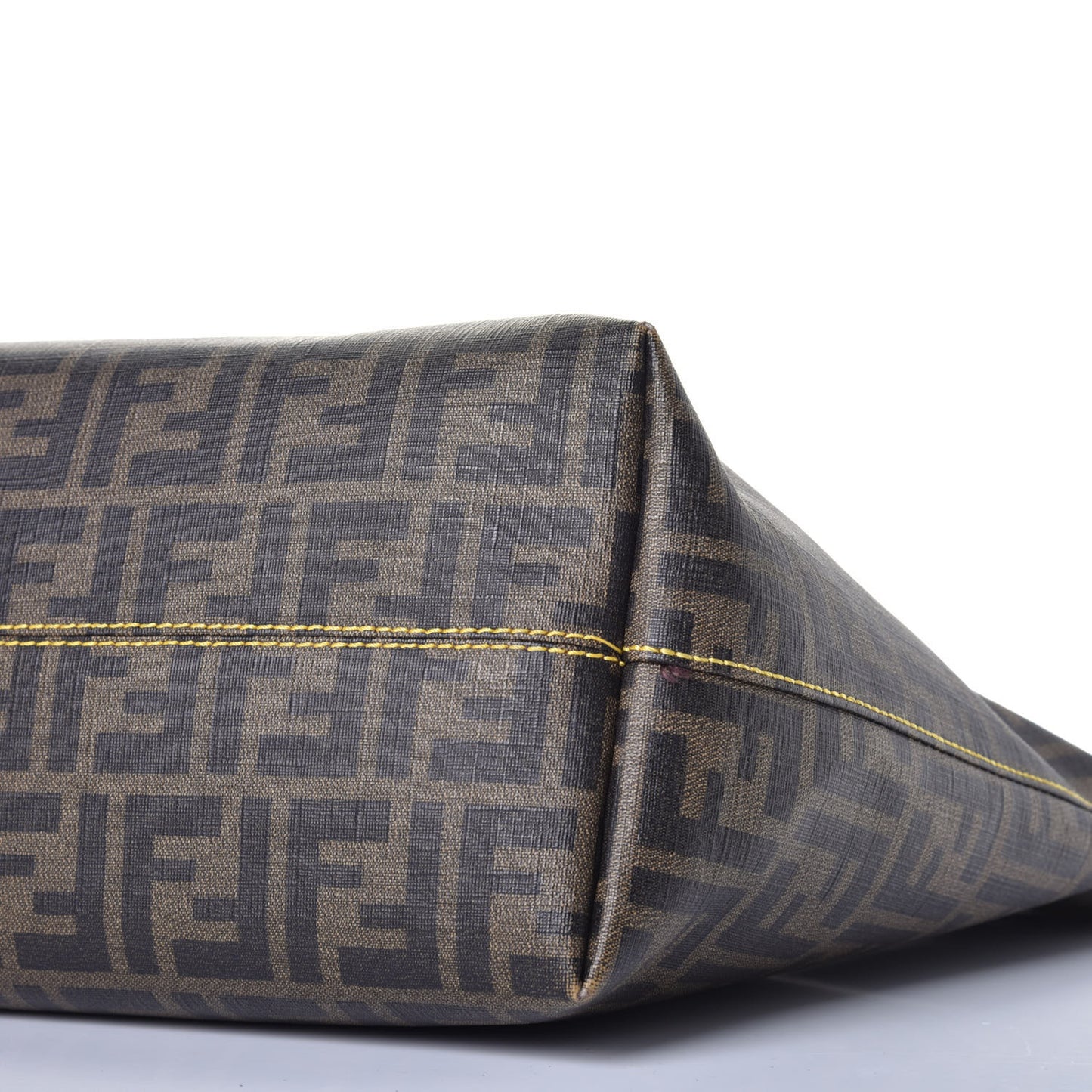 Zucca Spalmati Medium Roll Tote Tobacco Giallo