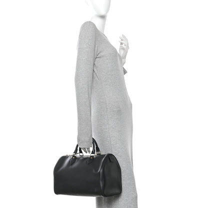 Louis Vuitton Epi Speedy 30 Black 2 of 15
