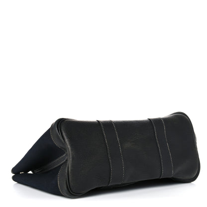Hermes Toile Buffle Skipper Garden Party 30 TPM Black Bleu Marine 3 of 29