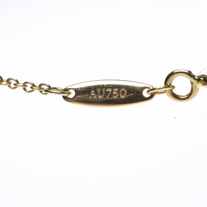 Tiffany 18K Yellow Gold Diamond .10ct Elsa Peretti Diamonds by the Yard Pendant Necklace 15 of 16