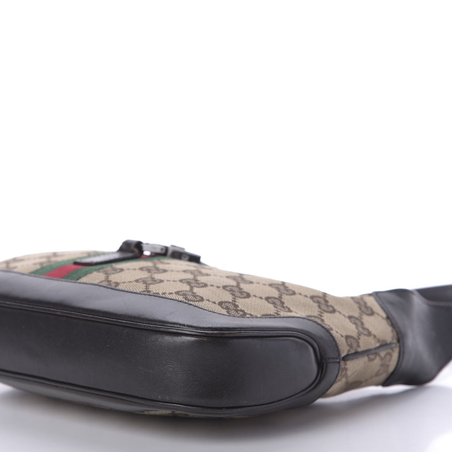 Monogram Web Small Jackie O Hobo Dark Brown