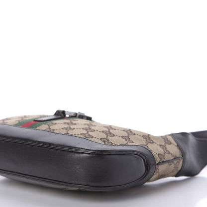 Gucci Monogram Web Small Jackie O Hobo Dark Brown 7 of 12
