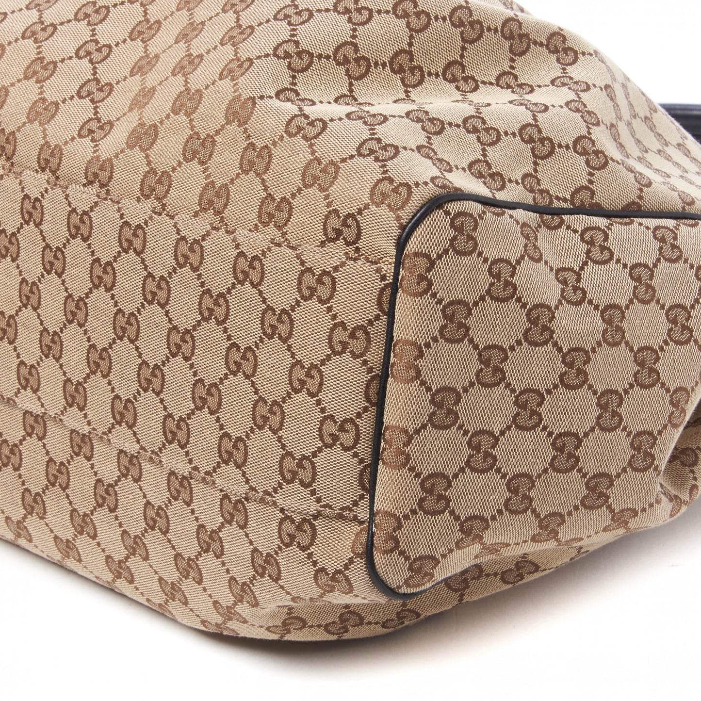 Monogram Large Sukey Tote Beige Ebony Black