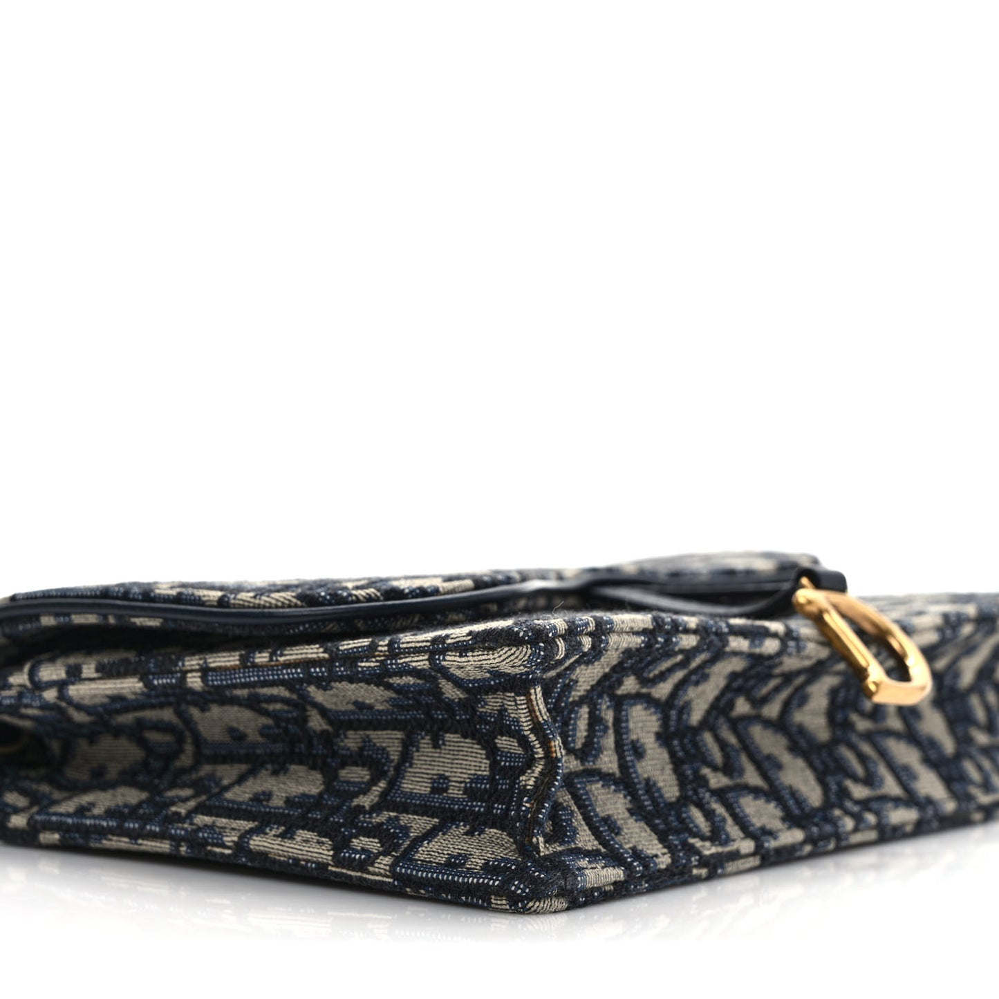 Oblique Saddle Chain Pouch Blue