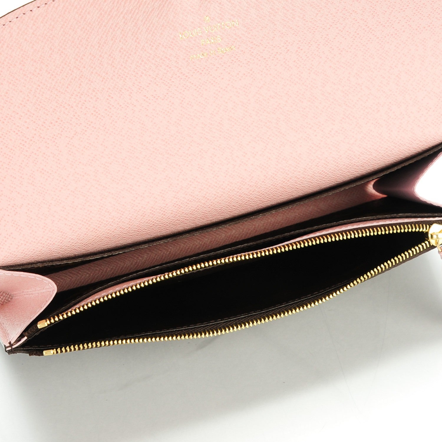 Louis Vuitton Monogram Emilie Wallet Rose Ballerine 5 of 7
