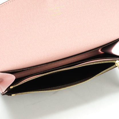 Louis Vuitton Monogram Emilie Wallet Rose Ballerine 5 of 7