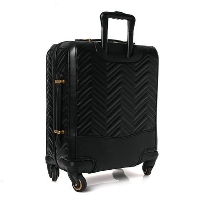 Gucci Calfskin Matelasse GG Marmont Small Trolley Black 2 of 10