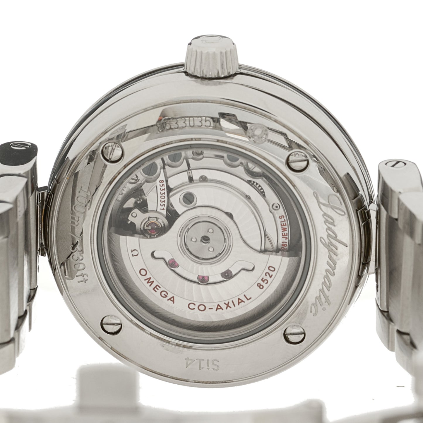 Stainless Steel Mother of Pearl 34mm De Ville Ladymatic Co-Axial Automatic Watch 425.30.34.20.05.001