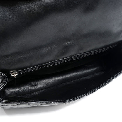 Chanel Lambskin Quilted Medium Roll Reissue Clutch Black 5 of 8
