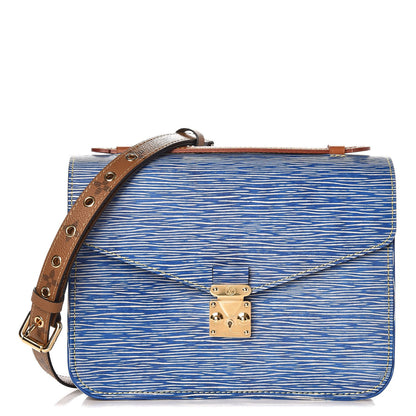 Louis Vuitton Epi Reverse Monogram Pochette Metis Denim Light 1 of 7