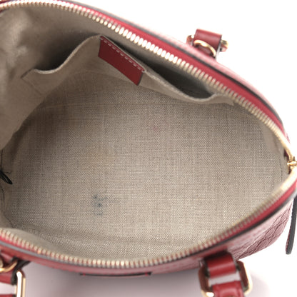 Gucci Soft Microguccissima Mini Dome Bag Rosso 5 of 13