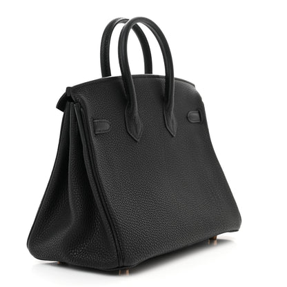 Hermes Togo Birkin 25 Black 3 of 11