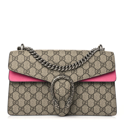 Gucci GG Supreme Monogram Small Dionysus Shoulder Bag Pink 1 of 10