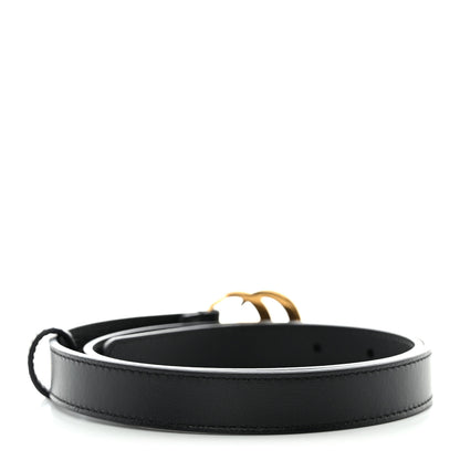 Gucci Calfskin Double G 20mm Belt 70 28 Black 2 of 5