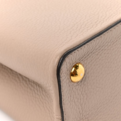 Louis Vuitton Taurillon Capucines PM Galet 10 of 14
