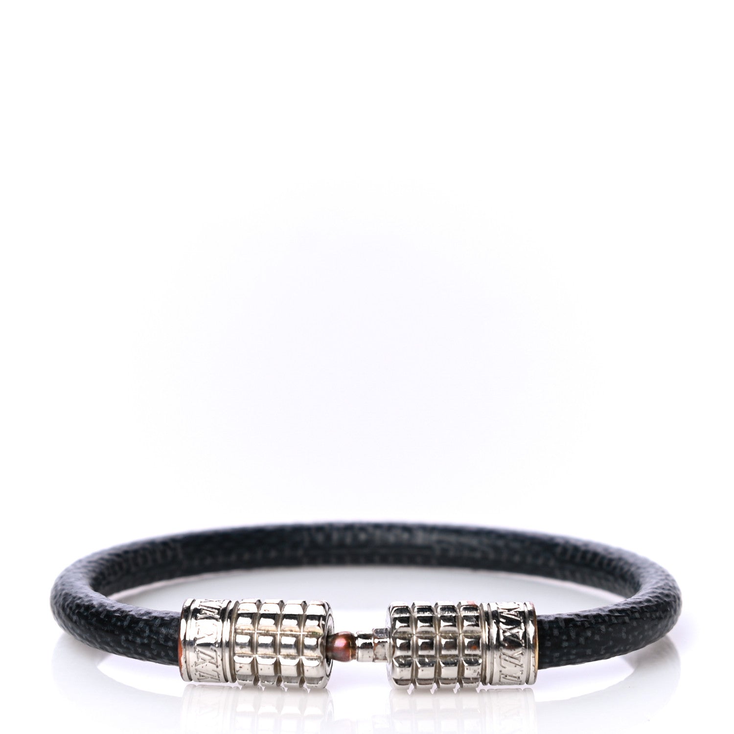 Louis Vuitton Damier Graphite Digit Bracelet 19 5 of 8