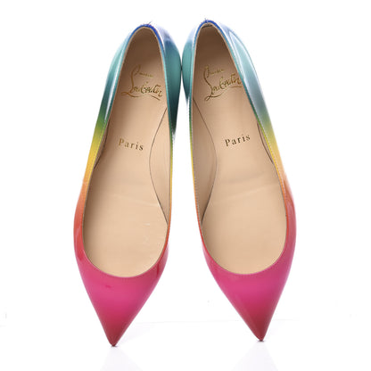Christian Louboutin Patent Rainbow Ballalla Flats 36 Multicolor 5 of 10