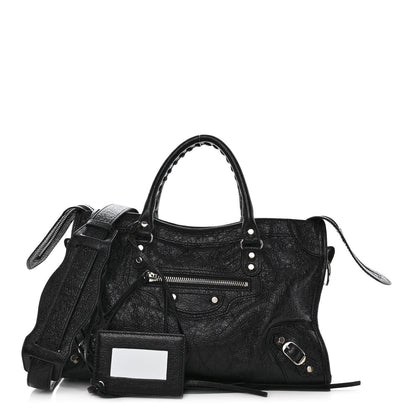 Balenciaga Agneau Classic Silver Hardware S City Black 1 of 9