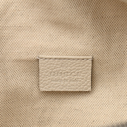 Gucci Grained Calfskin Logo Belt Bag White 6 of 10