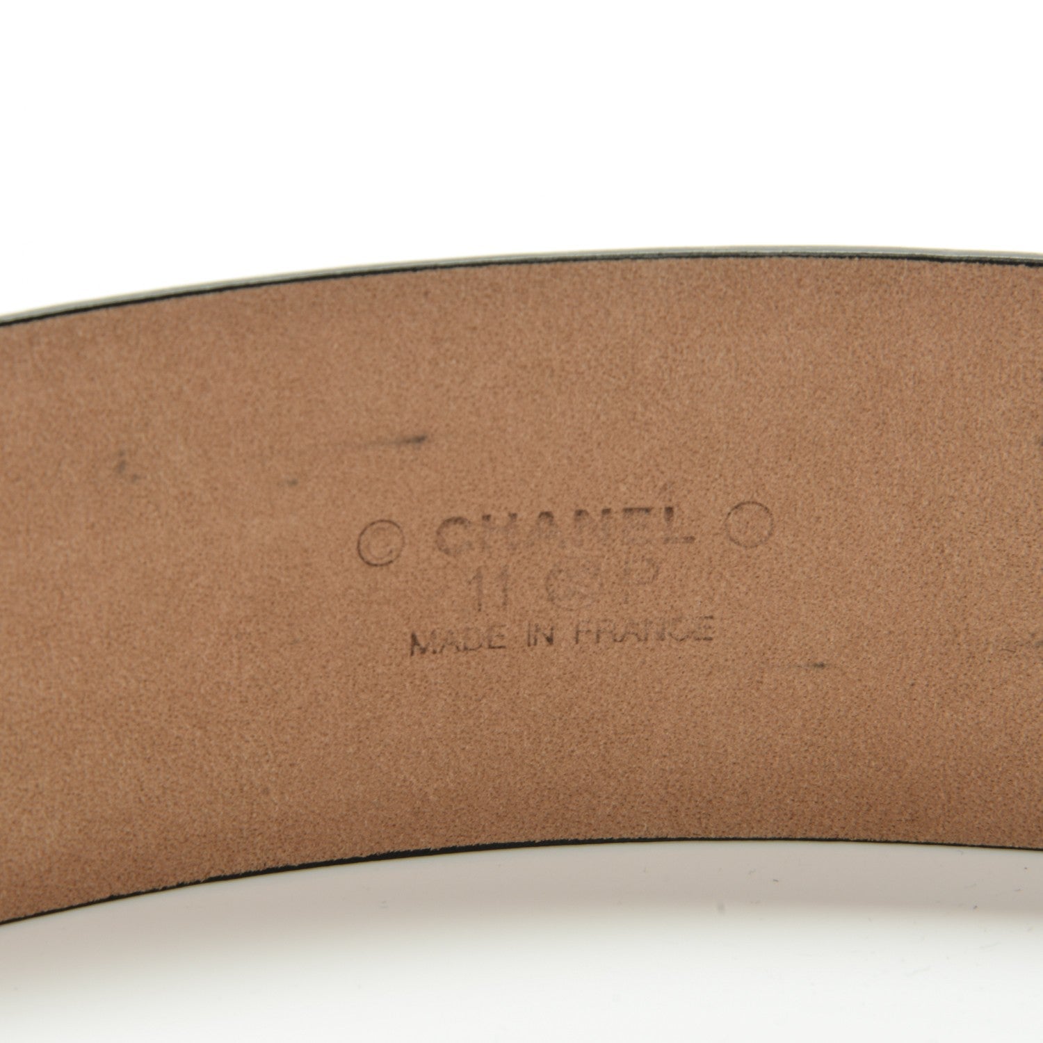 Chanel Baguette Crystal Lambskin CC Belt 80 32 Black 8 of 10