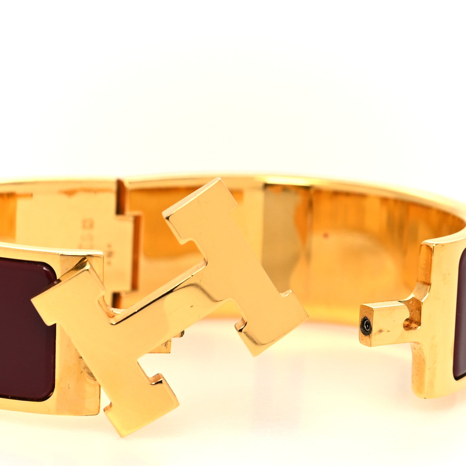 Hermes Enamel Wide Clic Clac H Bracelet PM Baroque 4 of 5