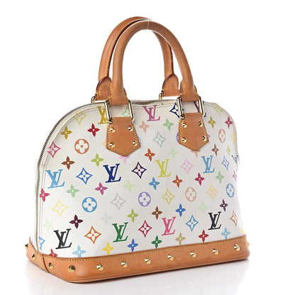 Louis Vuitton Monogram Multicolor Alma White 3 of 11