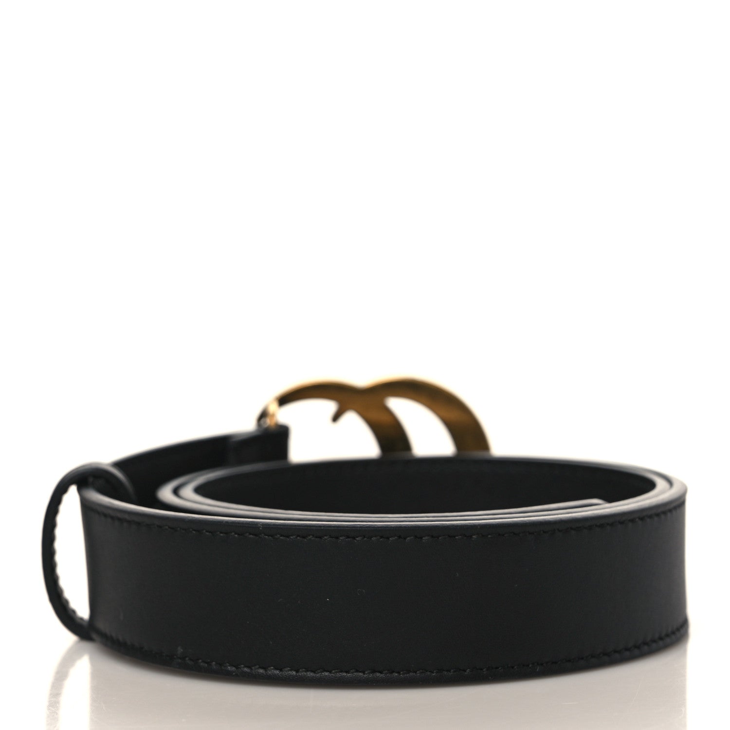 Gucci Calfskin Double G 40mm Belt 75 30 Black 2 of 5