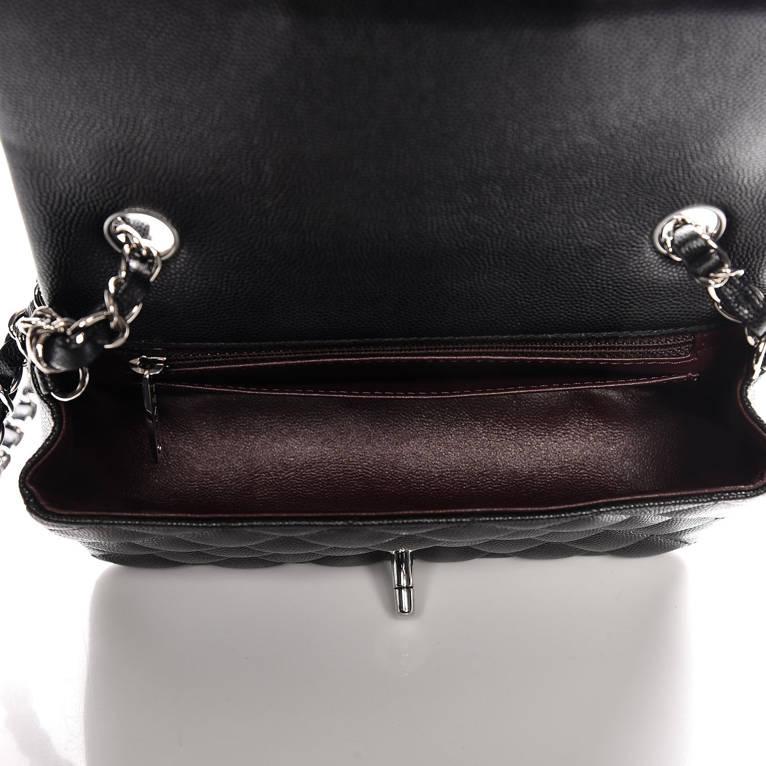 Chanel Caviar Quilted Mini Rectangular Flap Black 5 of 8