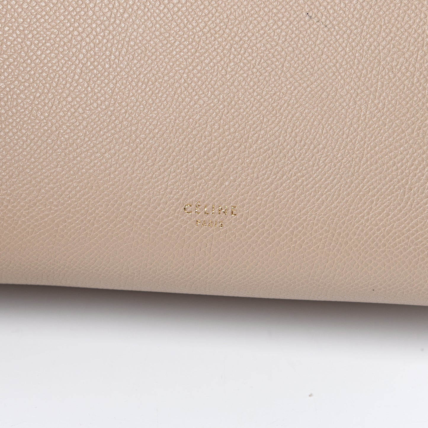 Grained Calfskin Micro Belt Bag Light Taupe