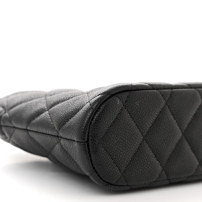 Chanel Caviar Quilted Classic Clutch with Chain Black 9 of 10