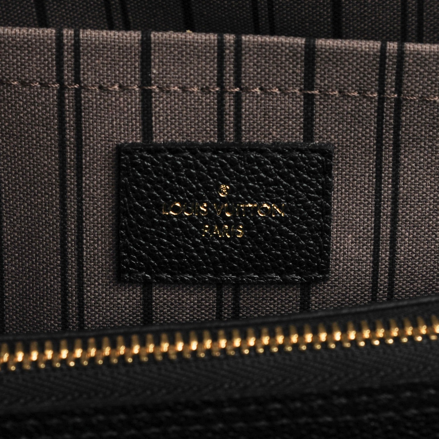 Louis Vuitton Empreinte Montaigne MM Black 6 of 8