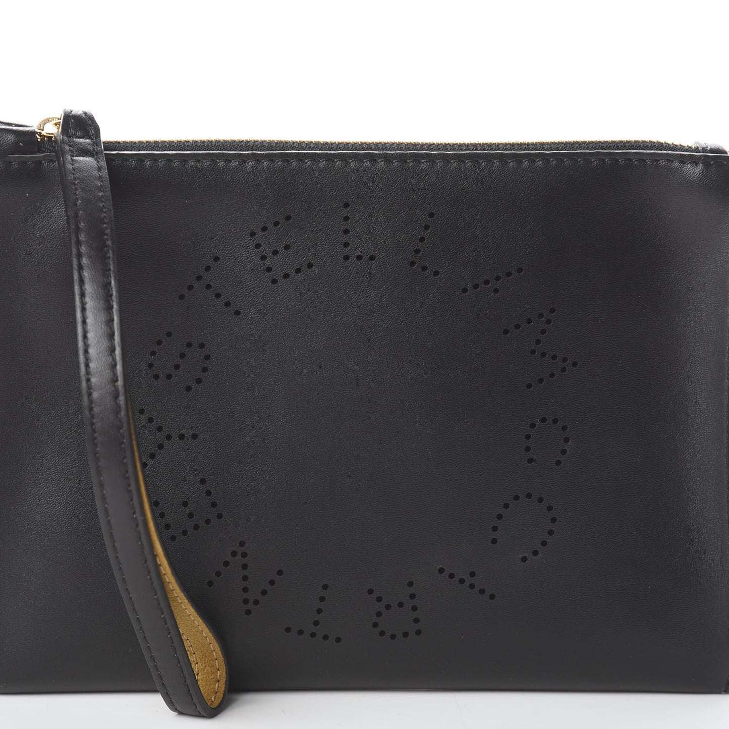 Alter Nappa Perforated Logo Pouch Black