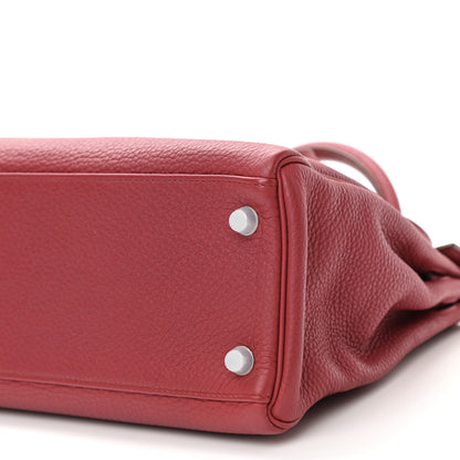 Hermes Togo Kelly Retourne 32 Rubis 9 of 11