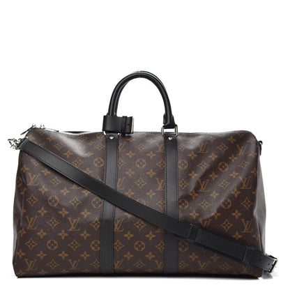 Louis Vuitton Monogram Macassar Keepall Bandouliere 45 1 of 9