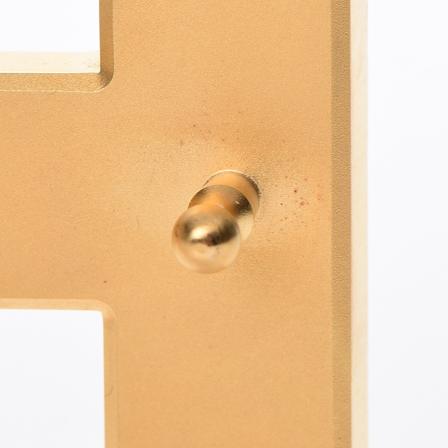 Hermes Brushed Gold 42mm Constance 2 H Belt Buckle 7 of 8