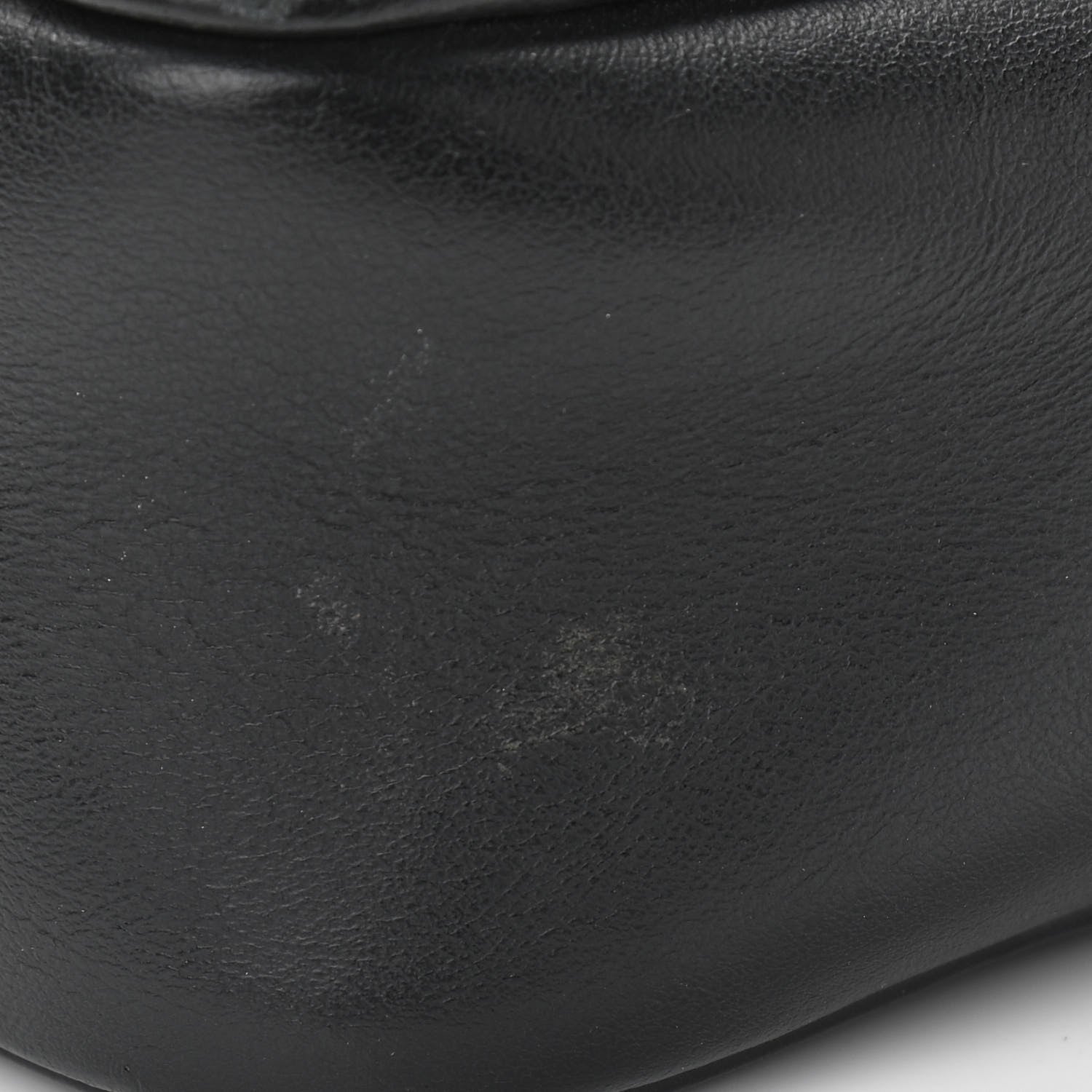 Fendi Vitello Century Bi-Color FF 1974 Embossed Mini Camera Case Maya Black 11 of 11