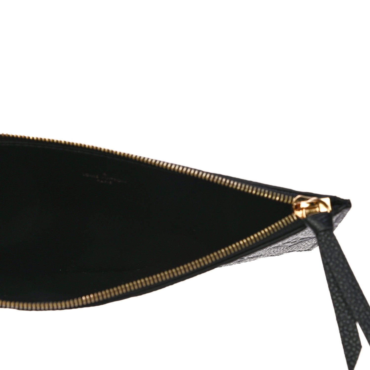 Louis Vuitton Empreinte Felicie Chain Wallet Zippered Insert Black 5 of 9