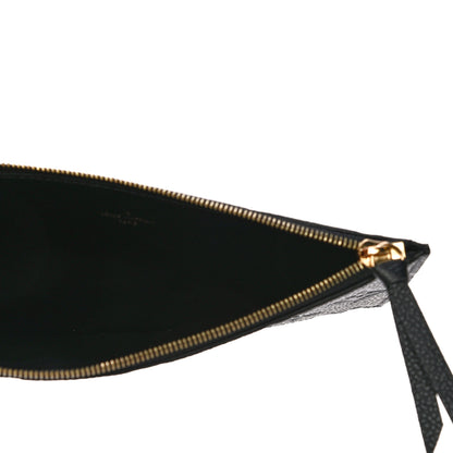 Louis Vuitton Empreinte Felicie Chain Wallet Zippered Insert Black 5 of 9