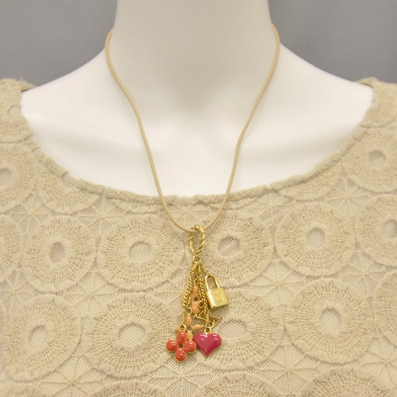 Louis Vuitton Sweet Monogram Pendant Necklace 2 of 4