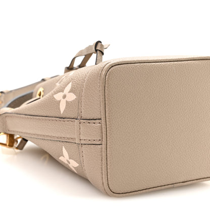 Louis Vuitton Empreinte Monogram Giant Nano Noe Tourterelle Creme 8 of 10