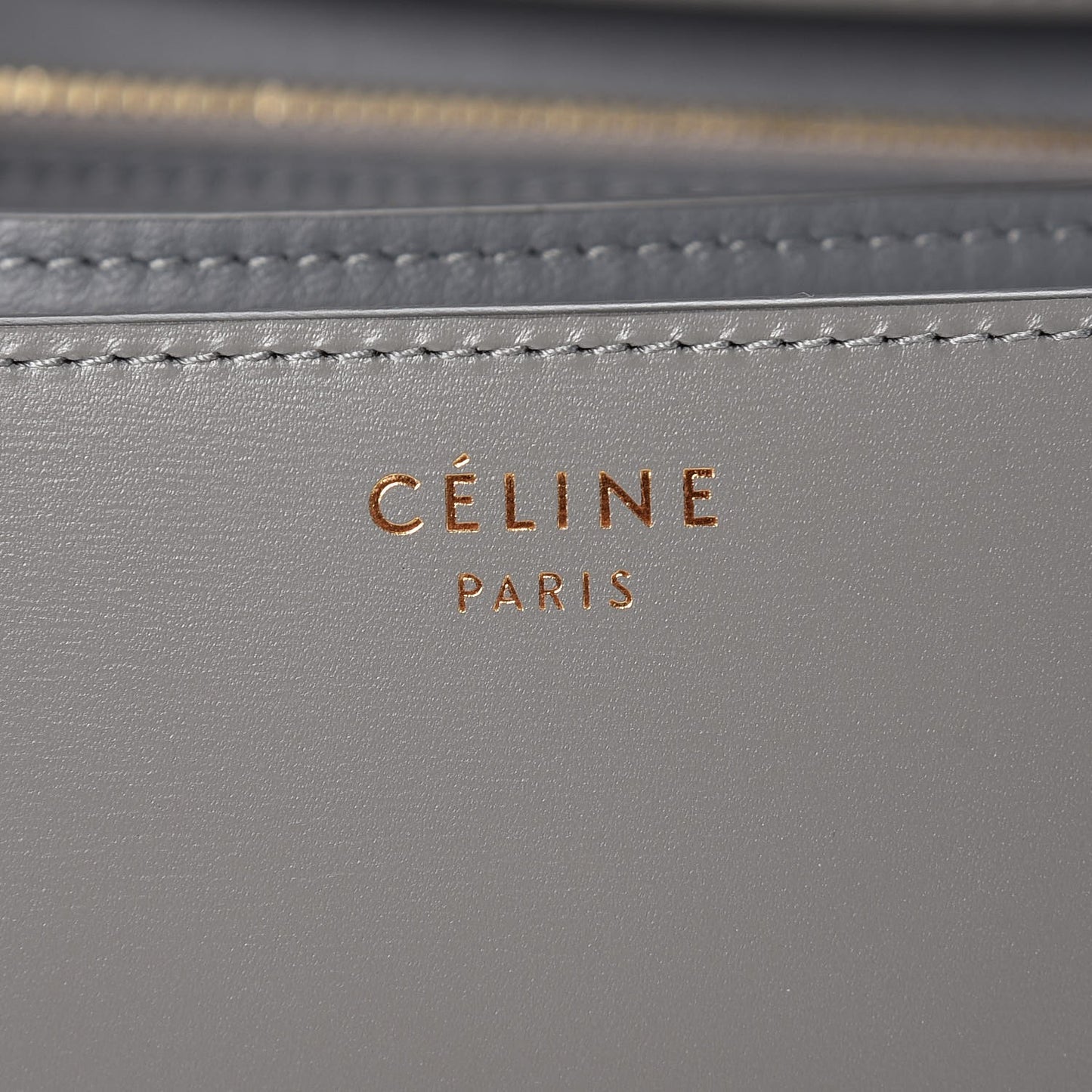 Box Calfskin Medium Classic Box Flap Bag Zinc
