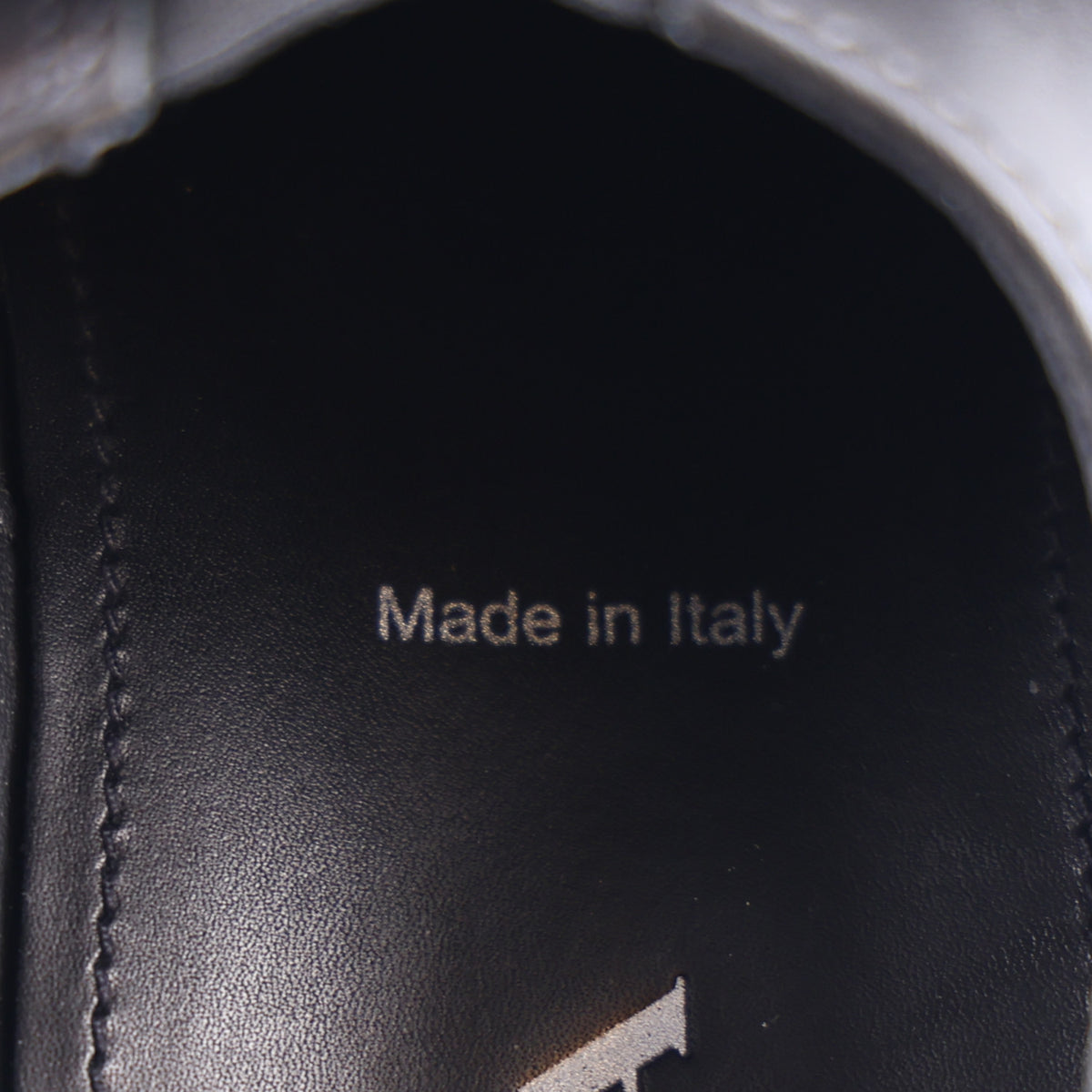 Prada Spazzolato Metal Triangle Logo Mens 35mm Loafers 9 Black 8 of 11