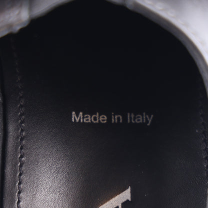 Prada Spazzolato Metal Triangle Logo Mens 35mm Loafers 9 Black 8 of 11