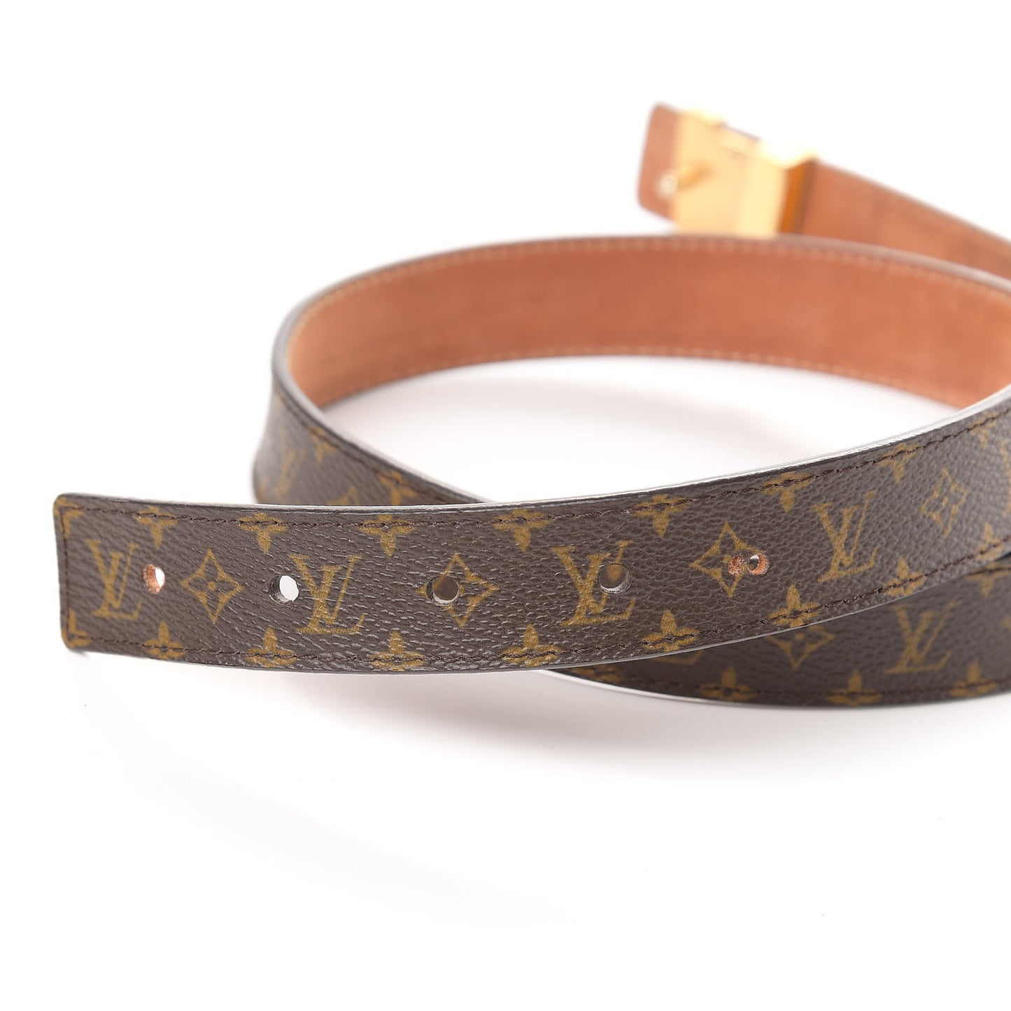 Calfskin Monogram 30mm LV Initiales Reversible Belt 75 30 Black
