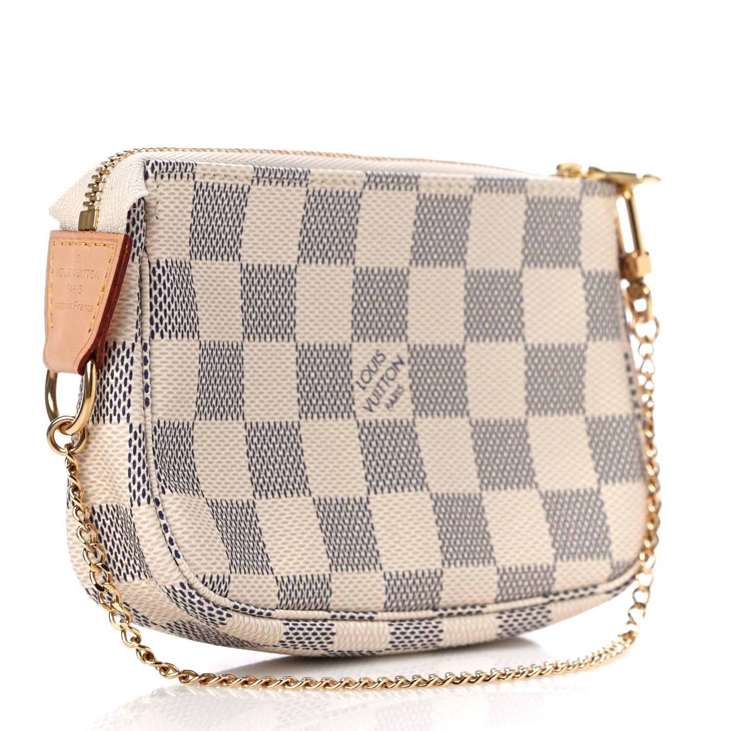 Louis Vuitton Damier Azur Mini Pochette Accessories 3 of 11